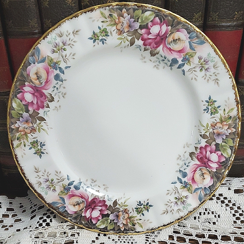 Royal Albert Autumn Roses Salad Plate